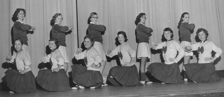 Cheerleaders 55-56