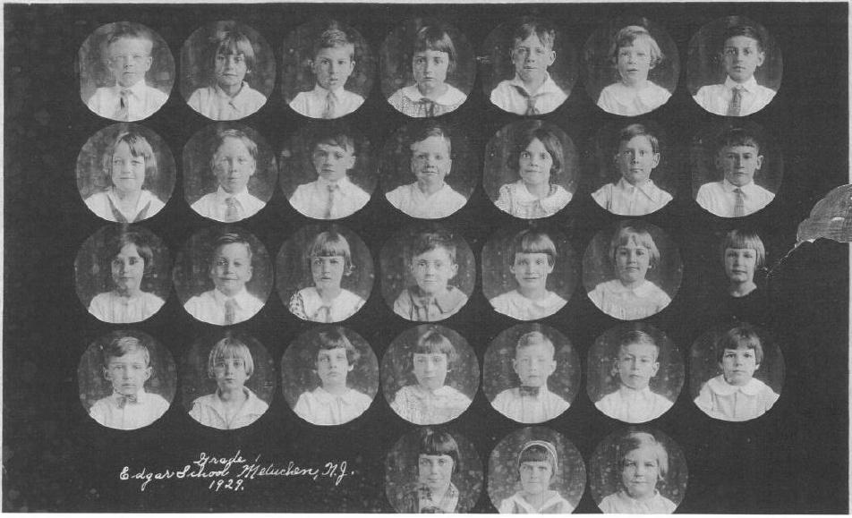 1st grade Edgar School 1929