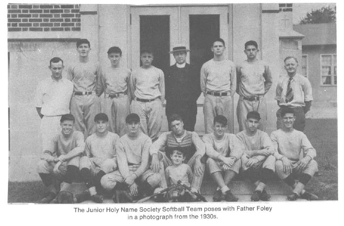 Holy Name Society softball