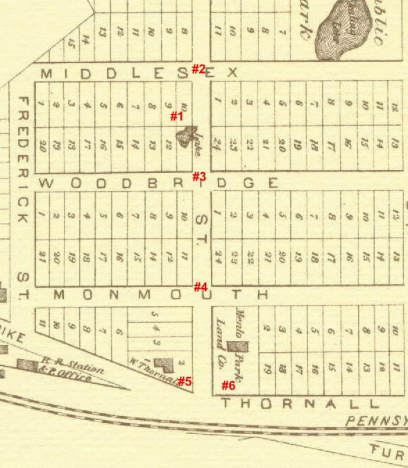 1870's Menlo Park map